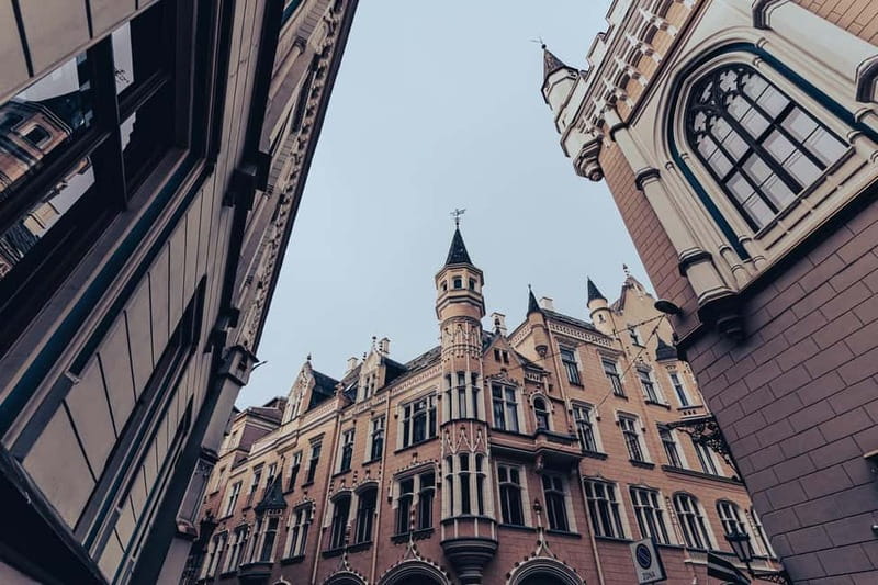 2.5-Hour Riga Cruiser Bike Tour - Leaving the Old Town through Riga’s parks