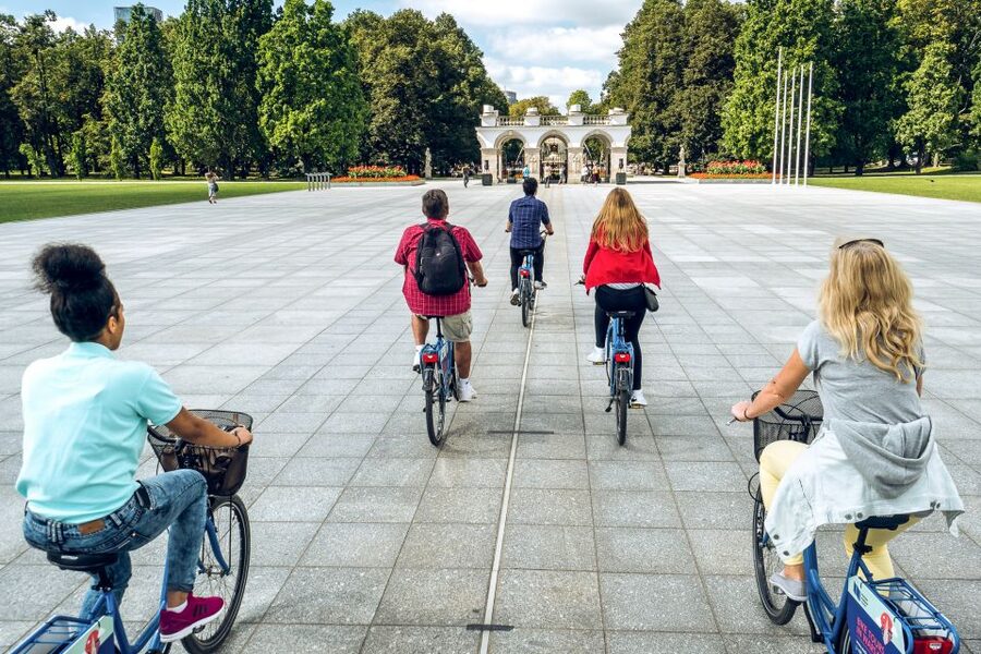 3-Hour Guided Cycling Tour of Warsaw - Why a bicycle makes sense in spread-out Warsaw