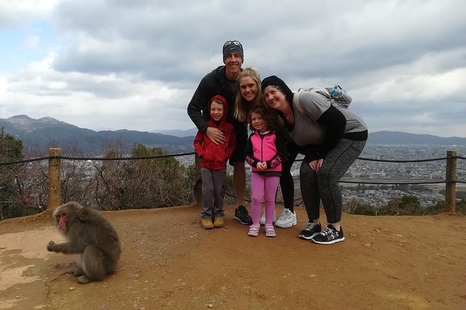 Afternoon Kyoto Bike Tour: Bamboo Forest, Monkeys & Hidden Spots - Iwatayama Monkey Park and the climb uphill