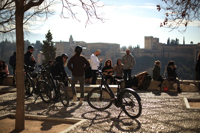 Albaicin & Sacramonte Electric Bike Tour in Granada - Riding toward Paseo de los Tristes
