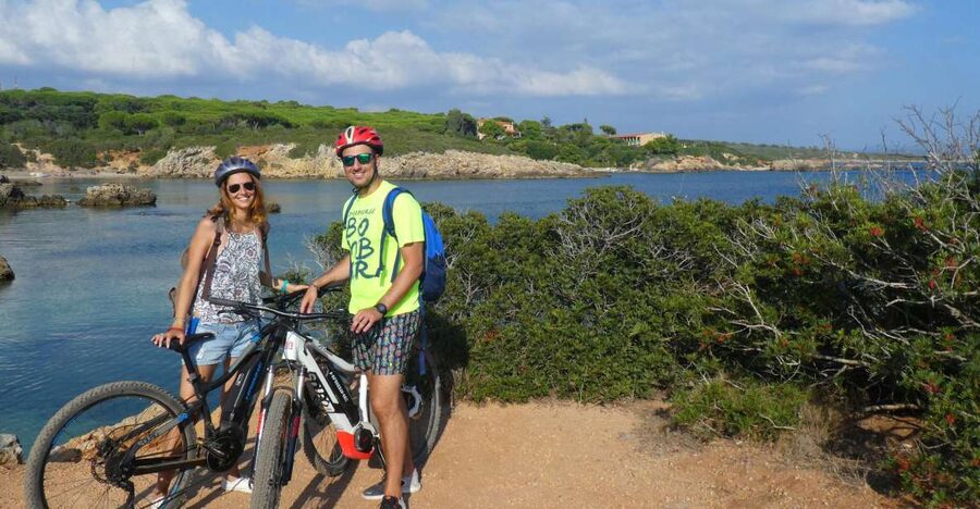 Alghero: Small Beaches E-Bike Tour with Aperitivo - Capo Caccia and the bay from a different angle