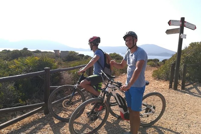 Alghero - Small Beaches Tour by E-bike more aperitif - Punta Giglio and the sea views