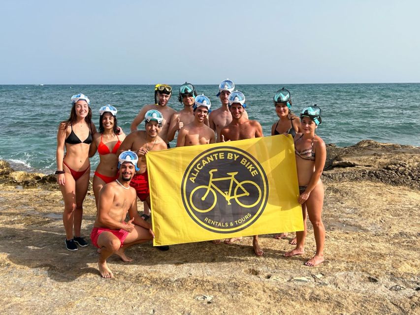 Alicante: Calas and Beaches E-Bike Tour with Snorkeling - Guides, languages, and the human side