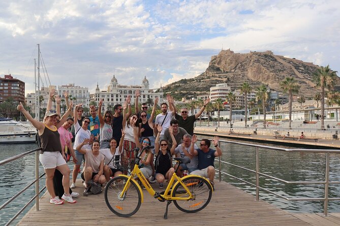 Alicante City & Beach Bike Tour - Along the marina and the Volvo Ocean Race path