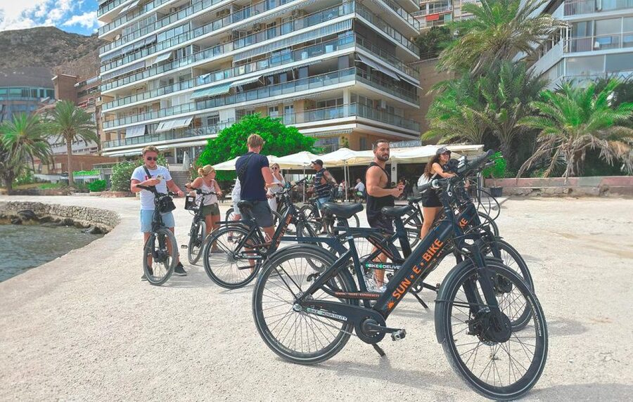 Alicante: Coastline E-Bike and Hiking Tour - Hilltop views and San Juan Beach