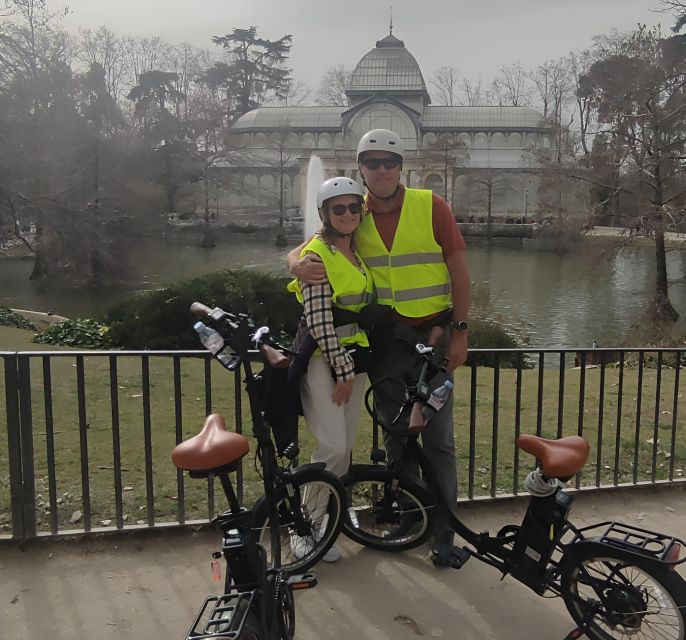 All Madrid: Private Electric Bike Tour around the city - Calle Cuchilleros and the view toward Almudena Cathedral