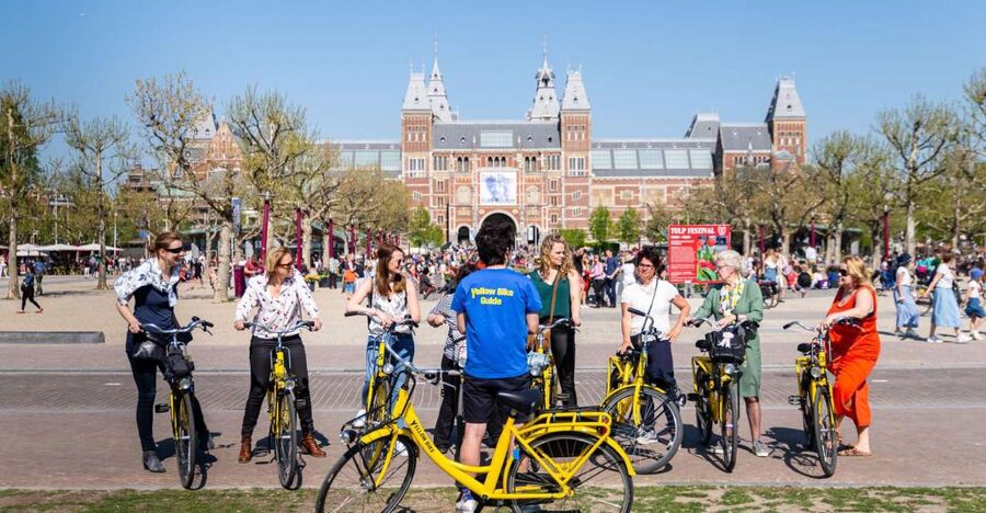 Amsterdam: 3h E-Bike Tour with break - Vondelpark and the Rijksmuseum