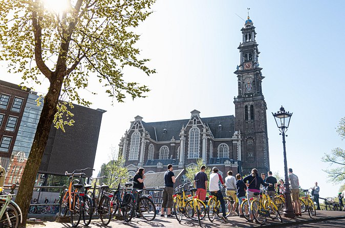 Amsterdam Anne Frank and Jewish History E Bike Tour - The Portuguese Synagogue from the outside