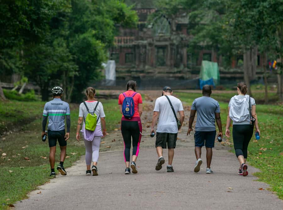 Angkor Wat: Guided Sunrise Bike Tour w/ Breakfast and Lunch - Forest tracks and village life inside Angkor