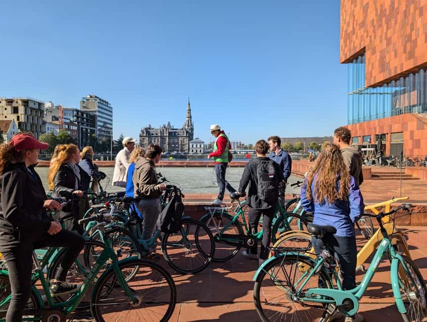 Antwerp Bike Tours: The Highlights & Beyond - Side streets, local places, and the ferry crossing