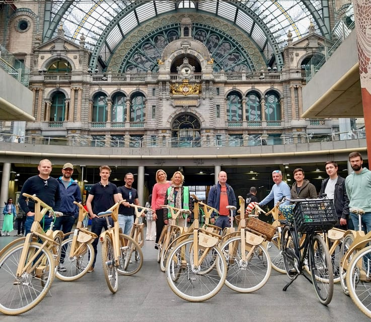 Antwerp: The Big 5 City Highlights by Wooden Bike - A quick look at Antwerp’s Central Station