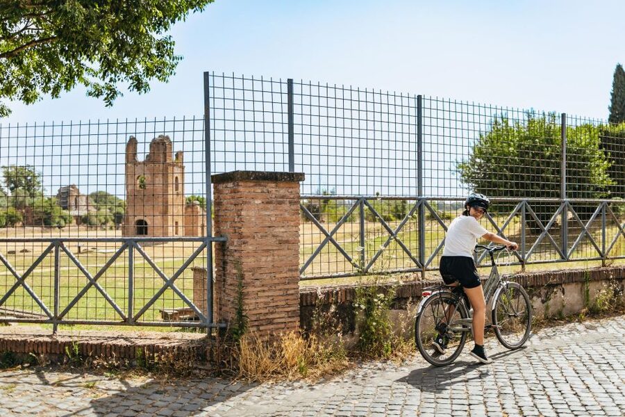 Appia Antica & Aqueducts e-Bike Tour - Official Provider - Circus of Maxentius and the story behind Ben-Hur