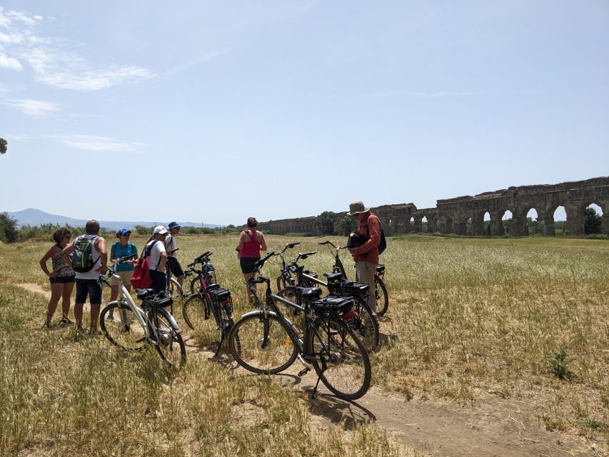 Appia Antica & Aqueducts e-Bike Tour - Official Provider - Cecilia Metella and the medieval toll point