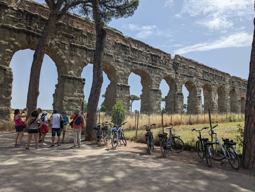 Appia Antica & Aqueducts e-Bike Tour - Official Provider - Aqueducts Park: the Roman engineering finale