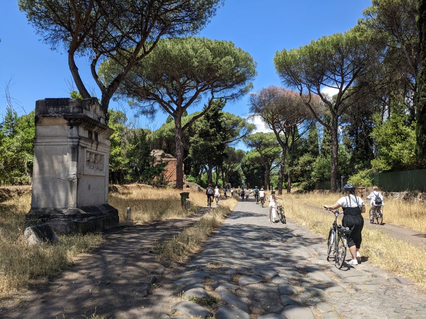Appia Antica & Aqueducts e-Bike Tour - Official Provider - What the $59 price includes