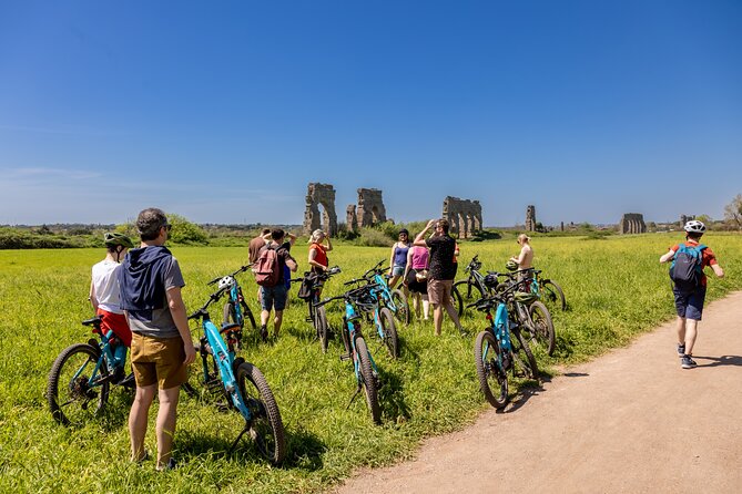 Appian Way & Aqueducts small group e-bike tour(catacombs & food) - Aqueducts at the Appian Archaeological Park