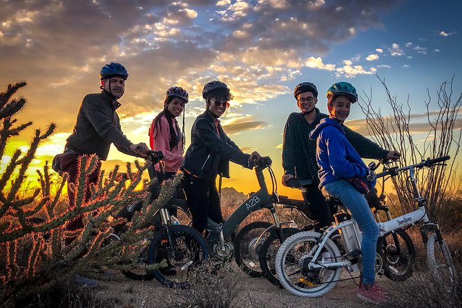 Arizona Desert Guided E-Bike Adventure - Choosing between paved paths and desert dirt