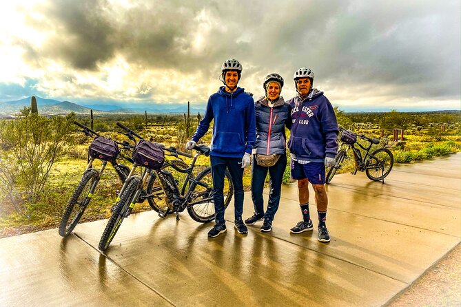 Arizona Desert Guided E-Bike Adventure - McDowell views and the sunset option