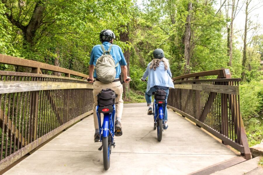 Asheville: Downtown E-Bike Tour - The climb to Grove Park Inn