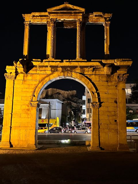 Athens: 2-Hour Highlights Tour by E-Bike After Sunset - Roman Athens and the Ancient Agora