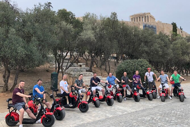 Athens Acropolis Official E-Scooter Guided Tour Fat E-Bike - Herod Atticus Odeon and the first Acropolis views