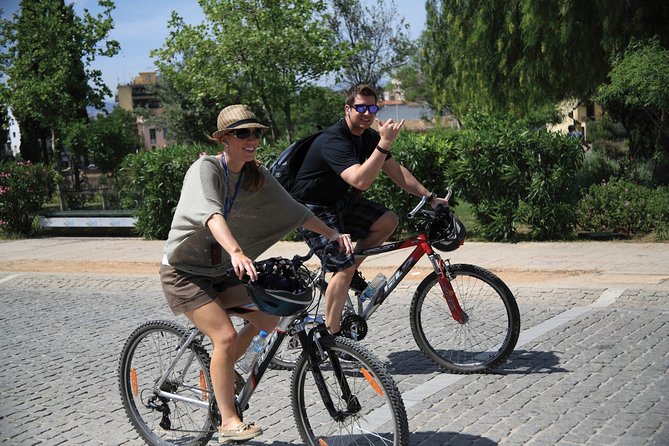 Athens Bike Tour - Coffee, water, and the chocolate-praline waffle