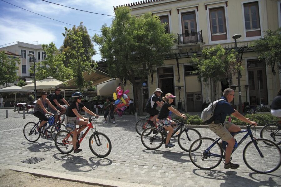 Athens: Bike Tour of Athens Historical Centre - Kerameikos and the story beneath modern Athens