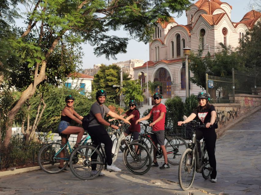 Athens: City Bike tour with Acropolis Visit Option - Filopappou and the first big city view