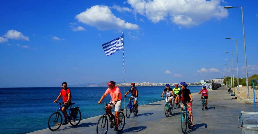 Athens: City & Sea Bike Tour - Plaka, the Agoras, and Thiseio: a fast city introduction