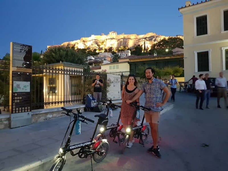 Athens: Discover the City Electric Bike Night Tour - The best panorama comes at Areopagus Hill