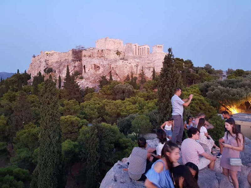 Athens: Discover the City Electric Bike Tour - The view from Areopagus Hill