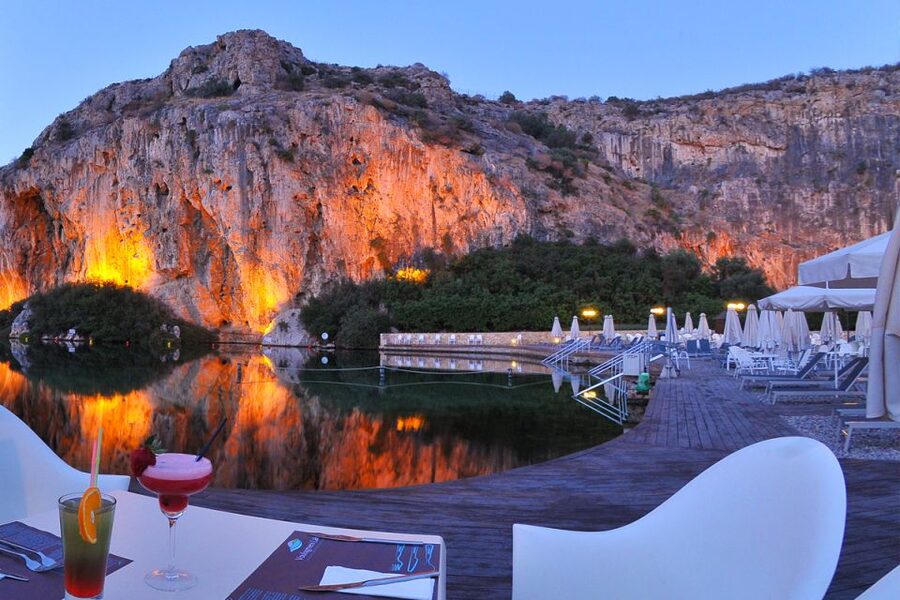 Athens Riviera Trikke Bike Tour & Vouliagmeni Lake - Reaching Vouliagmeni Lake