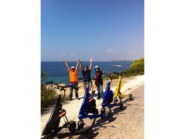 Athens Riviera Trikke Bike Tour & Vouliagmeni Lake - Blue flag beaches and the southern coast