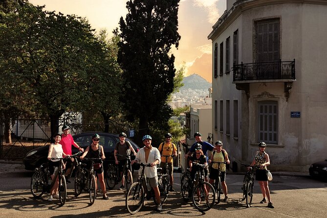 Athens Sunset Bike Tour With Regular or Electric Bike - The Acropolis Museum and Odeon views