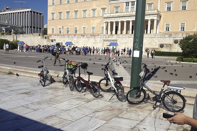Athens Tour with Electric Bike - Plaka and the Acropolis from several angles