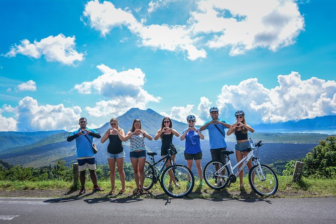 Bali Countryside Cycling Tours - Kintamani breakfast with Mt. Batur in view