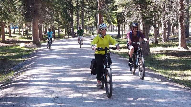 Banff: Bow River E-Bike Tour and Sundance Canyon Hike - Starting at 202 Bear Street in central Banff