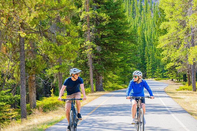 Banff Nature E-bike Tour - Crossing the Nancy Pauw Bridge