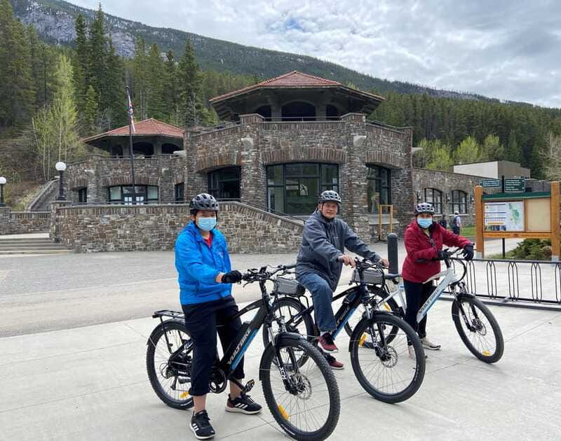 Banff Townsite: E-Bike Explorer - Downtown Banff keeps the ride connected to real life