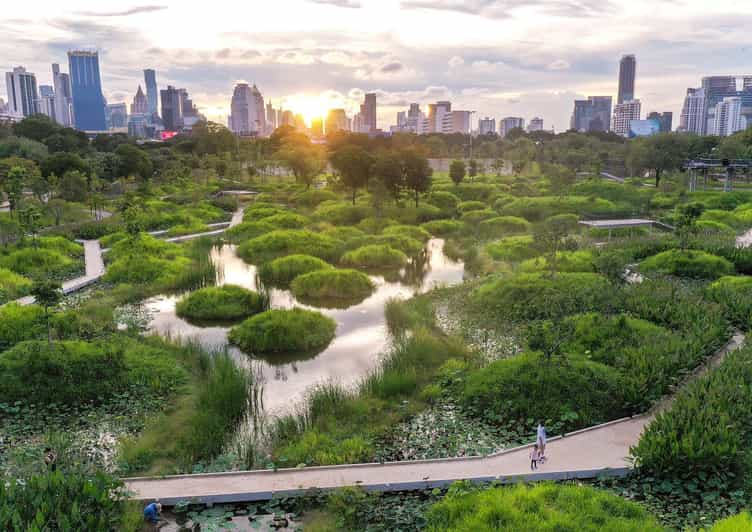 Bangkok Bicycle rental Benjakitti Park - How to use the two hours well