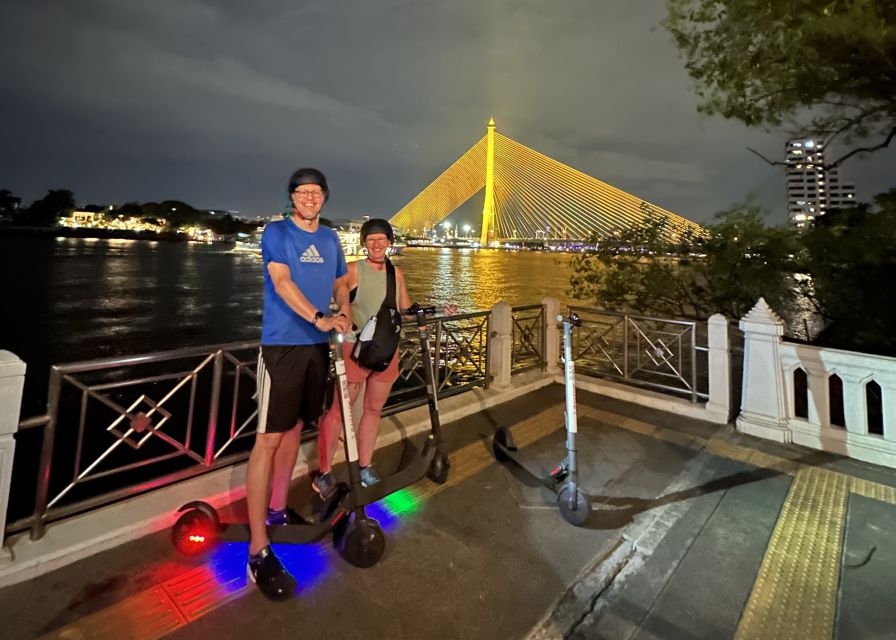 Bangkok By Night by Electric Scooter &/or Bike - Chao Phraya Sky Park and the river views
