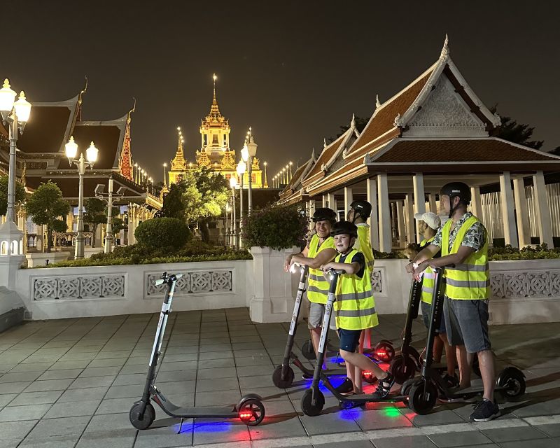 Bangkok By Night by Electric Scooter &/or Bike - Wat Arun and the Grand Palace at night