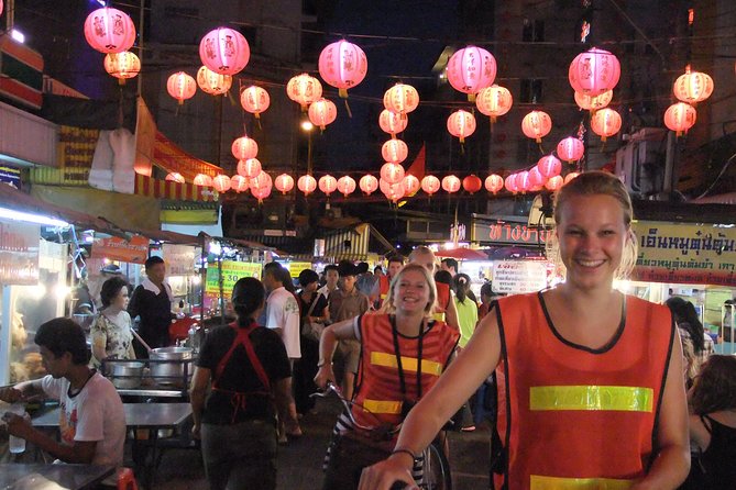 Bangkok Hidden Paths Night Biking Tour with Street-food Meal - Starting at River City at 6:00 pm