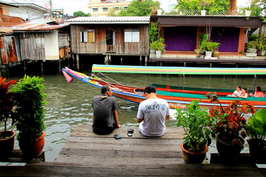 Bangkok’s Past with Local Taste Tour by Bike and Boat - Wat Kalayanamitra and Bangkok’s first Chinatown