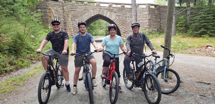Bar Harbor: Acadia National Park Carriage Roads Ebike Tour - Beaver country near the three-mile mark
