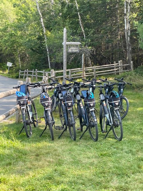 Bar Harbor: Acadia National Park Carriage Roads Ebike Tour - Jordan Pond House and the famous popover pause