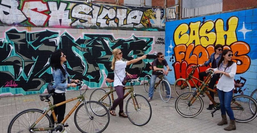 Barcelona: 3.5-Hour Street Art Tour by Bamboo Bike - Starting at Paralel and getting oriented