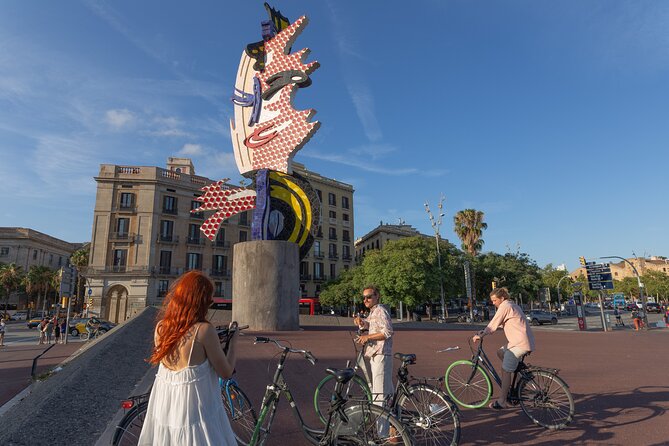 Barcelona Bike Tour: Your First Time Highlights with Locals - Gothic details at Barcelona Cathedral