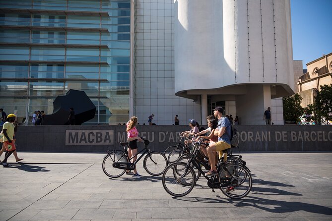 Barcelona City Highlights Bike Tour - MACBA closes the city loop