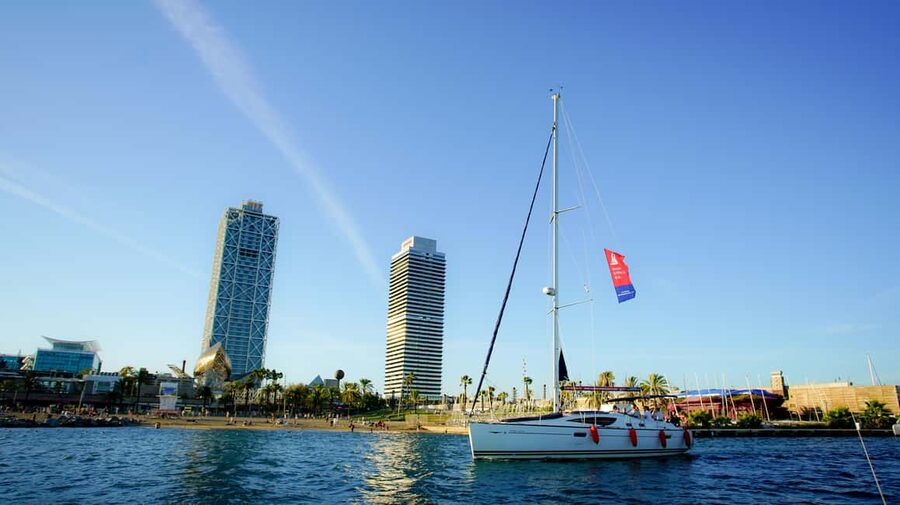 Barcelona: E-Bike, Montjuic Cable Car,and Sailing Experience - Seasickness, comfort, and who should skip it